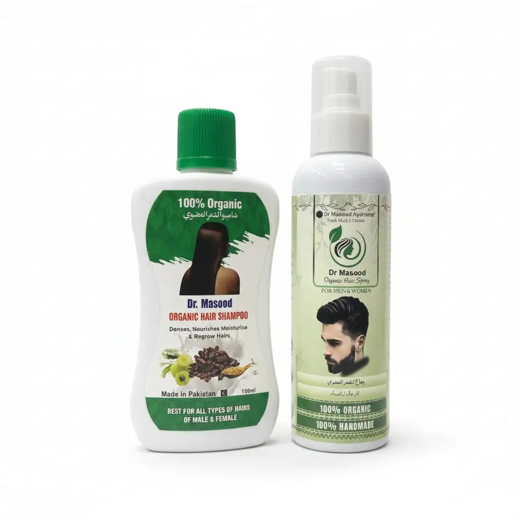 Dr Masood Organic Hair Shampoo & Spray (Gel)